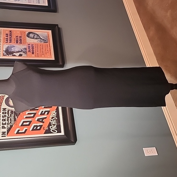 Old Navy Black Knit Sleeveless Maxi Dress Medium - Picture 1 of 8